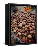 Potatoes in Local Farmer's Market, Ollantaytambo, Peru-Cindy Miller Hopkins-Framed Stretched Canvas