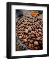 Potatoes in Local Farmer's Market, Ollantaytambo, Peru-Cindy Miller Hopkins-Framed Photographic Print