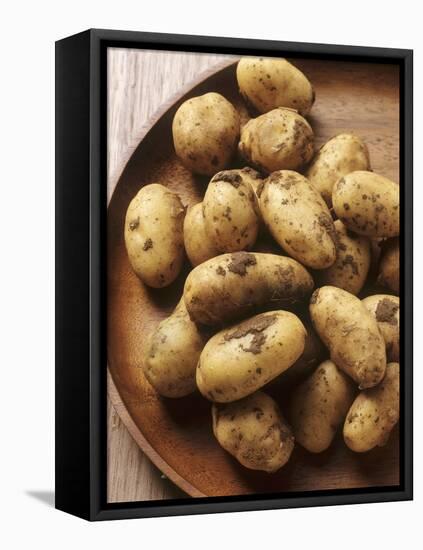 Potatoes on Wooden Platter-Eising Studio - Food Photo and Video-Framed Stretched Canvas