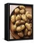 Potatoes on Wooden Platter-Eising Studio - Food Photo and Video-Framed Stretched Canvas