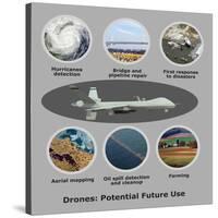 Potential Benefits of Drone Usage in the Future-Gwen Shockey-Stretched Canvas