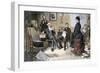 Potential Teacher Passing a Job Interview in the Office of a Rural School in the United States, Yea-null-Framed Giclee Print
