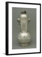 Potiche, Large Ceramic, Silver Plated Vase, Made for Roman Jeweler Roberto Angeletti-Francesco Colonna-Framed Giclee Print