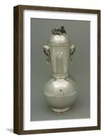 Potiche, Large Ceramic, Silver Plated Vase, Made for Roman Jeweler Roberto Angeletti-Francesco Colonna-Framed Giclee Print