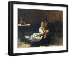 Potiphar's Wife, 1861-Domenico Morelli-Framed Giclee Print