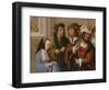 Potiphar's Wife Displays Joseph's Garment, C. 1512-Lucas van Leyden-Framed Giclee Print