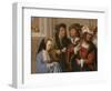 Potiphar's Wife Displays Joseph's Garment, C. 1512-Lucas van Leyden-Framed Giclee Print