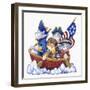 Potomac Cats-Bill Bell-Framed Giclee Print