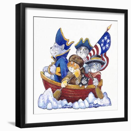 Potomac Cats-Bill Bell-Framed Giclee Print