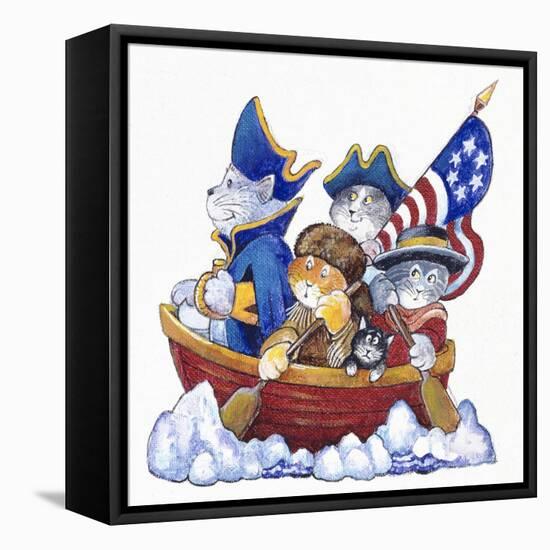 Potomac Cats-Bill Bell-Framed Stretched Canvas