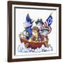 Potomac Cats-Bill Bell-Framed Giclee Print