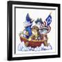 Potomac Cats-Bill Bell-Framed Giclee Print