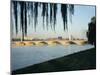 Potomac River and the Arlington Memorial Bridge, Washington D.C., USA-James Green-Mounted Photographic Print