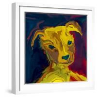 Potrait-of-a-Puppy-Rabi Khan-Framed Art Print