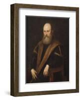 Potrait of a Venetian Noble-Jacopo Robusti Tintoretto-Framed Giclee Print