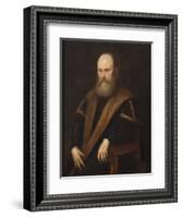 Potrait of a Venetian Noble-Jacopo Robusti Tintoretto-Framed Giclee Print