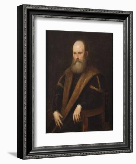 Potrait of a Venetian Noble-Jacopo Robusti Tintoretto-Framed Giclee Print