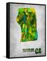 Potrero Hill California-NaxArt-Framed Stretched Canvas