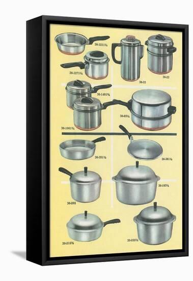 Pots and Pans-null-Framed Stretched Canvas