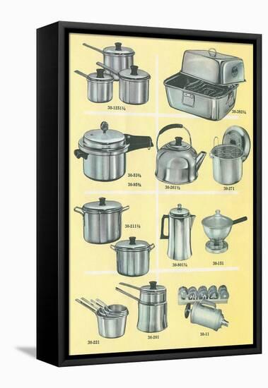 Pots and Pans-null-Framed Stretched Canvas