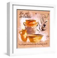 Pots bastide olive-Pascal Cessou-Framed Art Print