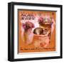 Pots bastide rose-Pascal Cessou-Framed Art Print