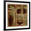 Pots Bruns et Feuillage Vert-Véronique Didier-Laurent-Framed Art Print