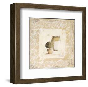 Pots et Buis II-Véronique Didier-Laurent-Framed Art Print