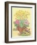 Pots of Spring Flowers, 2003-Linda Benton-Framed Premium Giclee Print