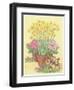 Pots of Spring Flowers, 2003-Linda Benton-Framed Premium Giclee Print