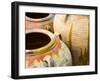 Pots on Display at Viansa Winery, Sonoma Valley, California, USA-Julie Eggers-Framed Photographic Print