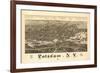 Potsdam, New York - Panoramic Map-Lantern Press-Framed Premium Giclee Print