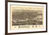 Potsdam, New York - Panoramic Map-Lantern Press-Framed Art Print