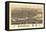 Potsdam, New York - Panoramic Map-Lantern Press-Framed Stretched Canvas