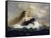 Potsdam Passenger Ship-Fred Pansing-Framed Stretched Canvas