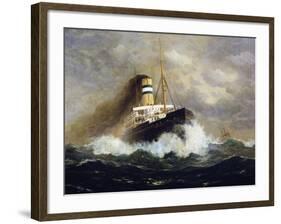 Potsdam Passenger Ship-Fred Pansing-Framed Giclee Print