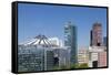 Potsdam Square with Db Tower, Sony Centre and Kollhoff Tower, Berlin, Germany-Markus Lange-Framed Stretched Canvas