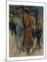 Potsdamer Platz, Berlin-Ernst Ludwig Kirchner-Mounted Art Print