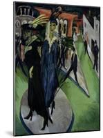 Potsdmer Platz-Ernst Ludwig Kirchner-Mounted Art Print