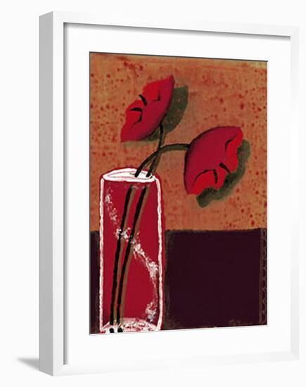 Potted Flowers III-Monica Ibanez-Framed Art Print