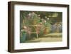 Potted Flowers-Allan Myndzak-Framed Art Print