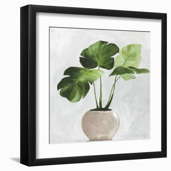 Potted Green Leaves-Asia Jensen-Framed Art Print