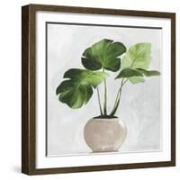 Potted Green Leaves-Asia Jensen-Framed Art Print