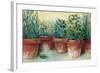 Potted Herbs II-Carol Rowan-Framed Art Print