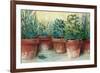 Potted Herbs II-Carol Rowan-Framed Art Print