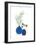 Potted I Indigo-Farida Zaman-Framed Art Print