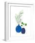 Potted I Indigo-Farida Zaman-Framed Art Print