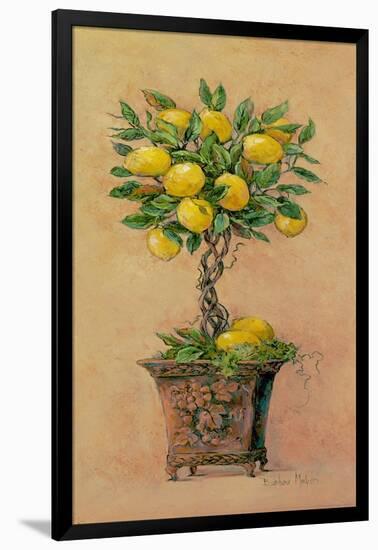 Potted Lemons-Barbara Mock-Framed Giclee Print