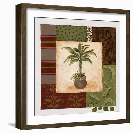 Potted Palm II-Pamela Desgrosellier-Framed Art Print