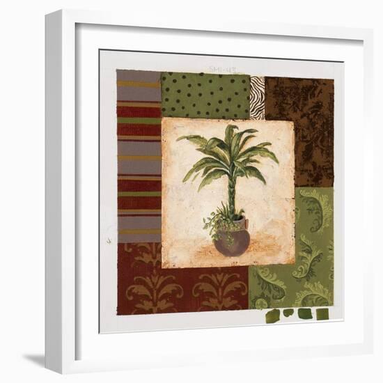 Potted Palm II-Pamela Desgrosellier-Framed Art Print